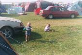 2 kids, 2 Volvos