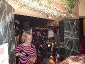 Sam serving at Cheers
