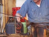 Glass blowing on Murano